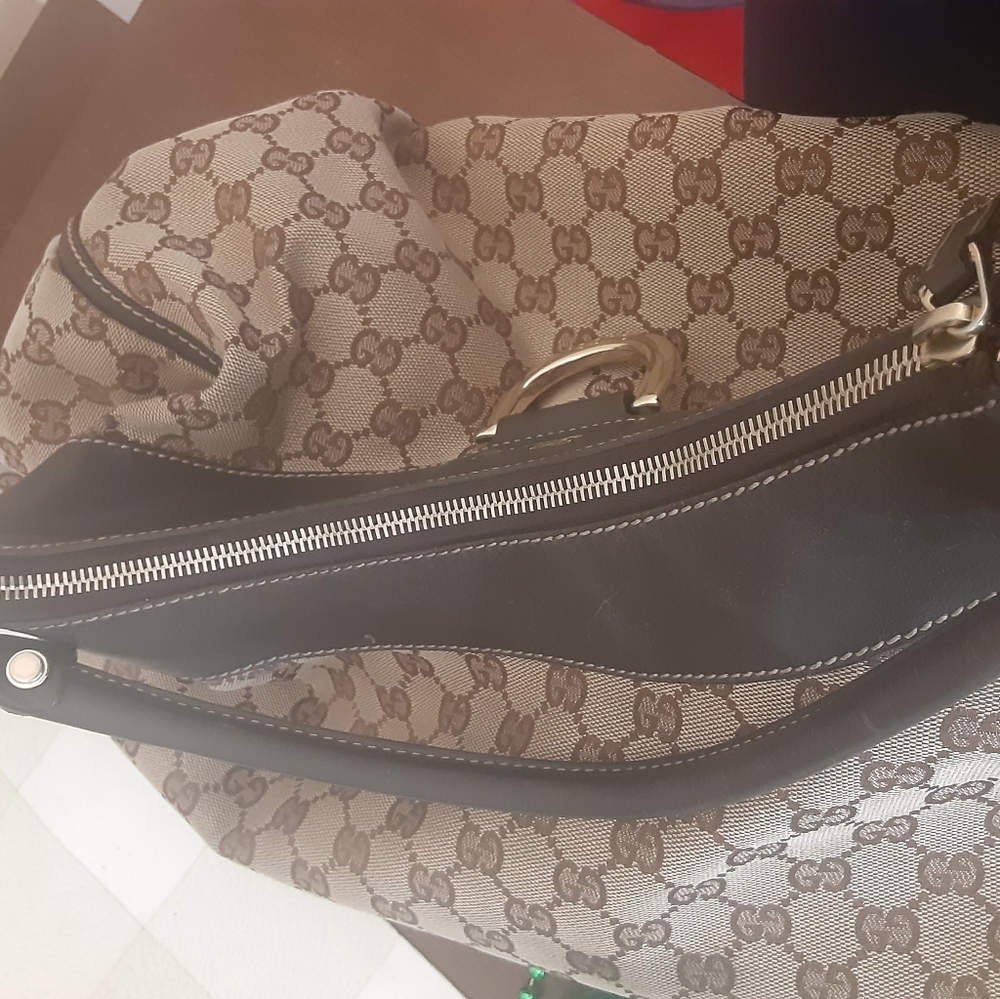 Authentic Gucci Canvas Hobo Bag - Picture 13 of 13